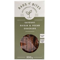Bags Of Bites Naturally Loaded Raisin & Pecan Crackers
